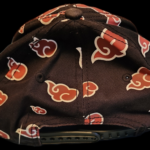 Naruto Black Cap with Red Akatsuki Clouds - Picture 2 of 4